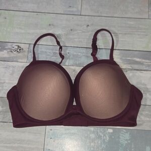 Le Mystere Plum Infinite Possibilities Plunge Bra sz 36D